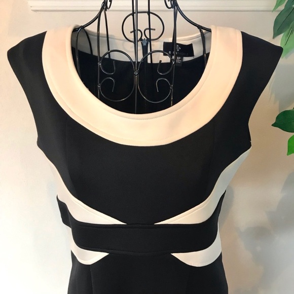 Ronni Nicole Sleeveless Color Block Pattern Dress - Picture 2 of 7